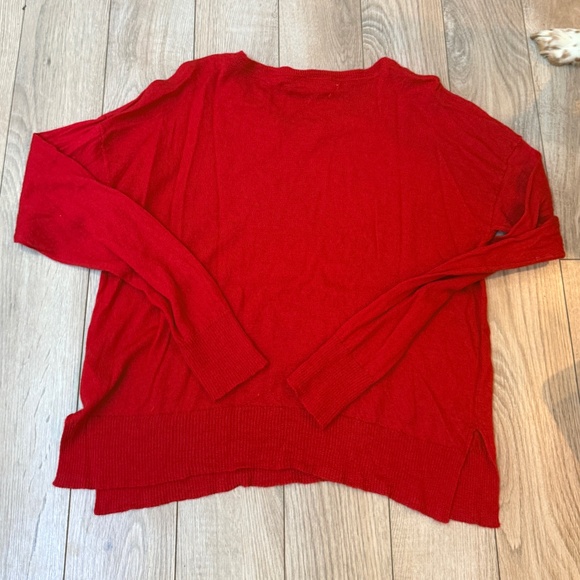 Max Studio Red Wool Sweater size L - Picture 2 of 6